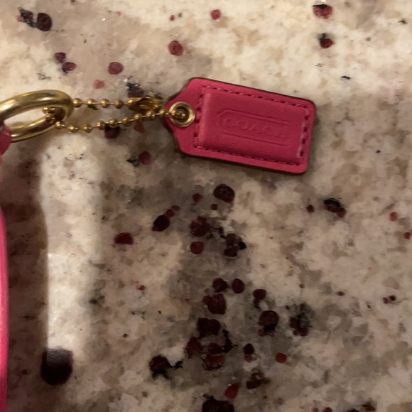 Coach wristlet. Pink and magenta. Gently used. - Picture 7 of 7